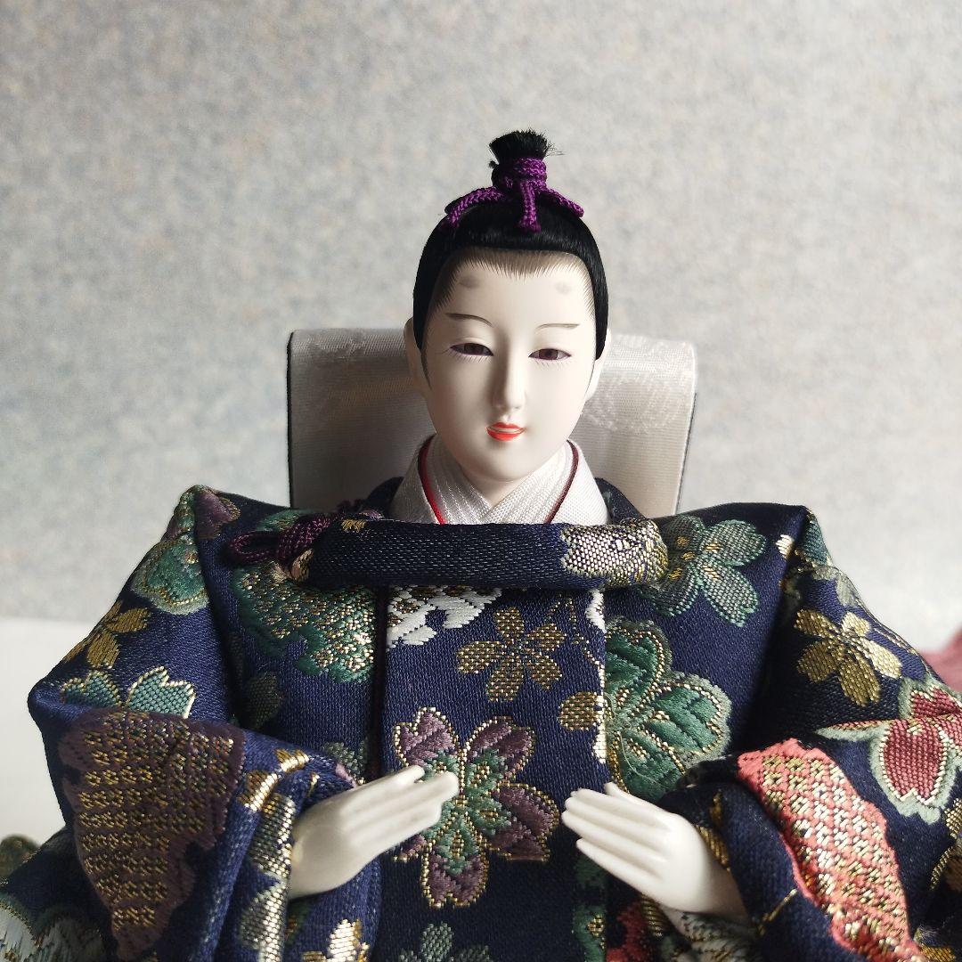 【 未使用・長期保管品】［ひな飾り］内裏雛（男雛 女雛）・親王台
