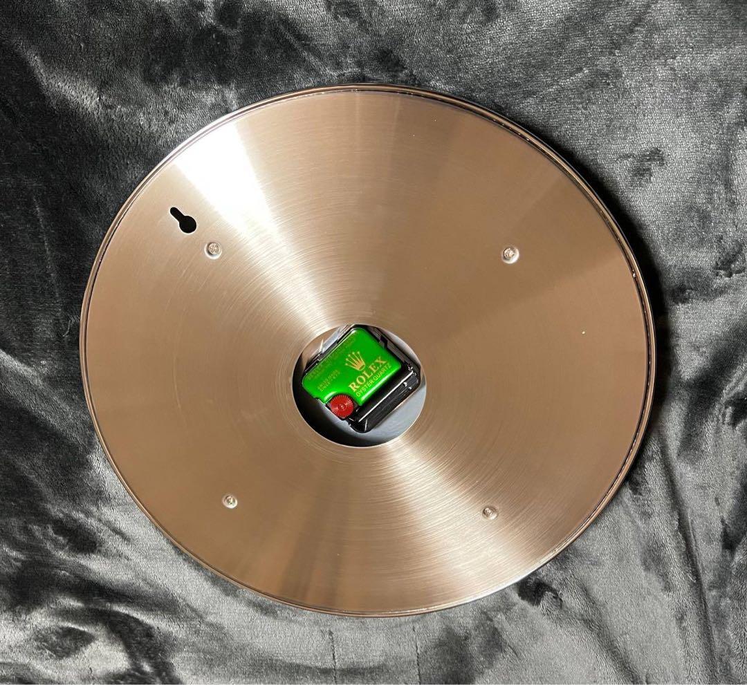 リプロダクト品　新品未使用 希少品 rolex掛け時計 グリーンサブシルバー