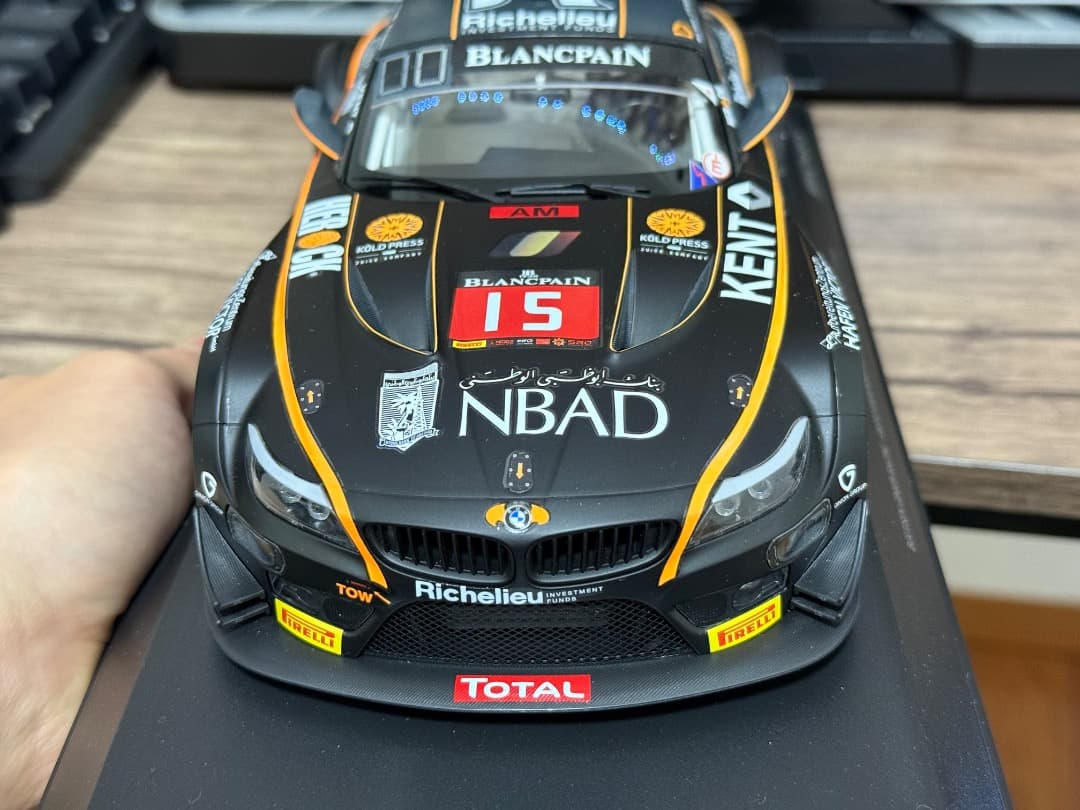 ミニカー BMW Z4 GT3 24h SPA 2015