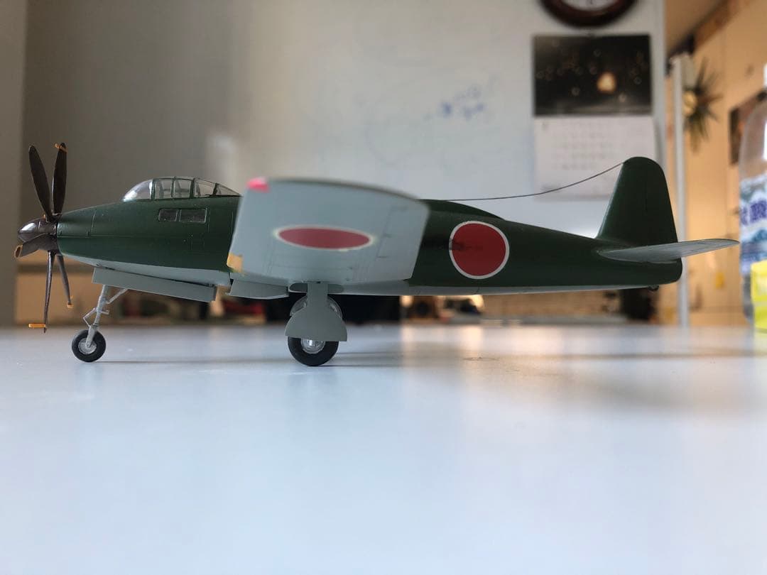 R2Y景雲1/72モデル完成品、日本海軍試作偵察機です。