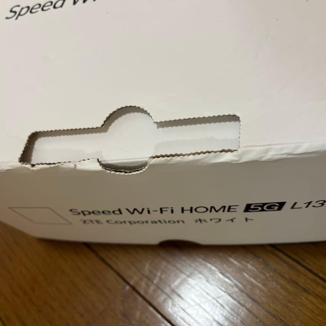 WiMAX Speed Wi-Fi  5G L13 ホワイト