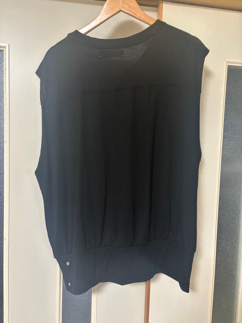 トップス barbell object / bo ns top -BLACK