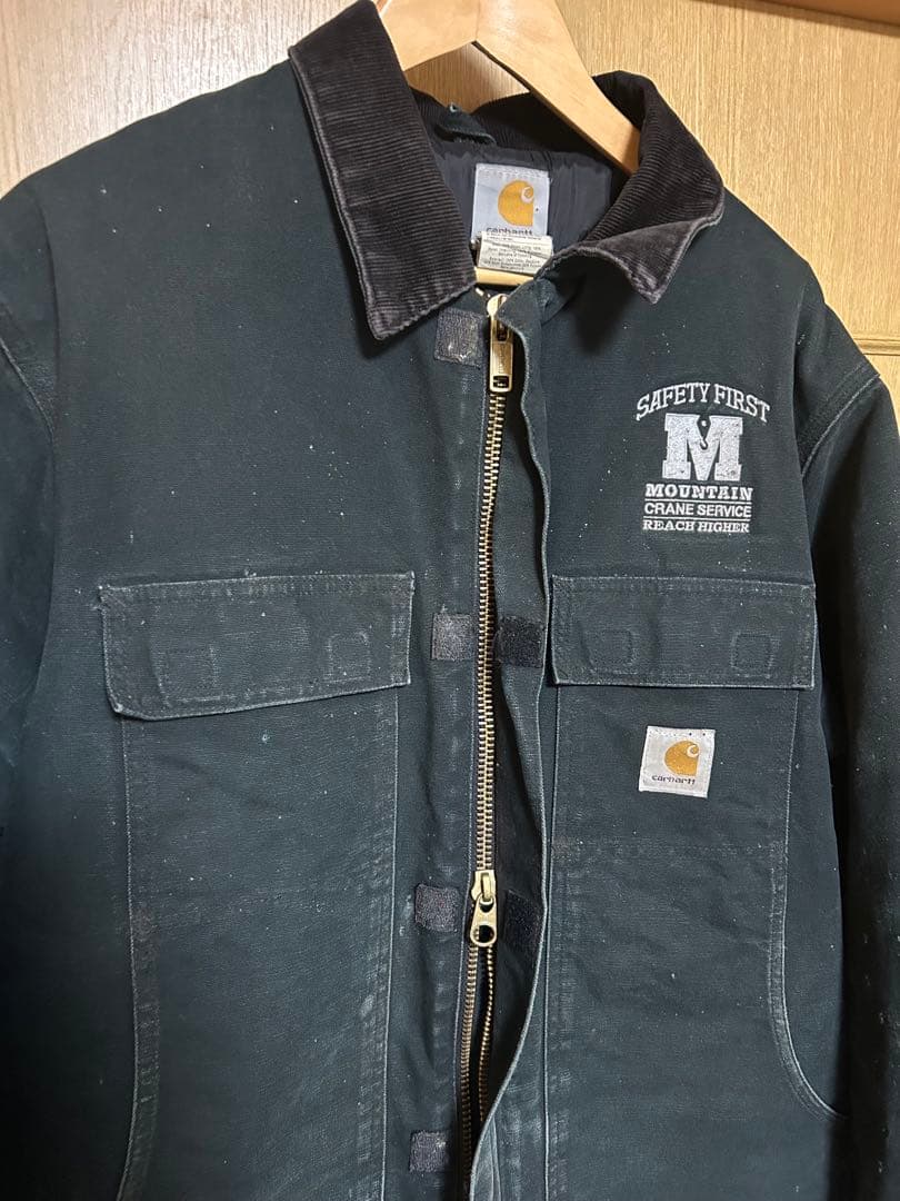 [激渋フェード]Carhartt トラディショナルジャケット　ブラック メキシコ