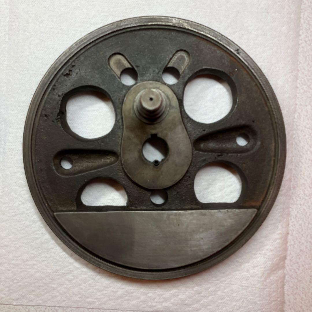 鉄道　レトロ　機関車　ミニSL 本物　鋳物車輪　2個セット　鉄道部品　鉄道グッズ