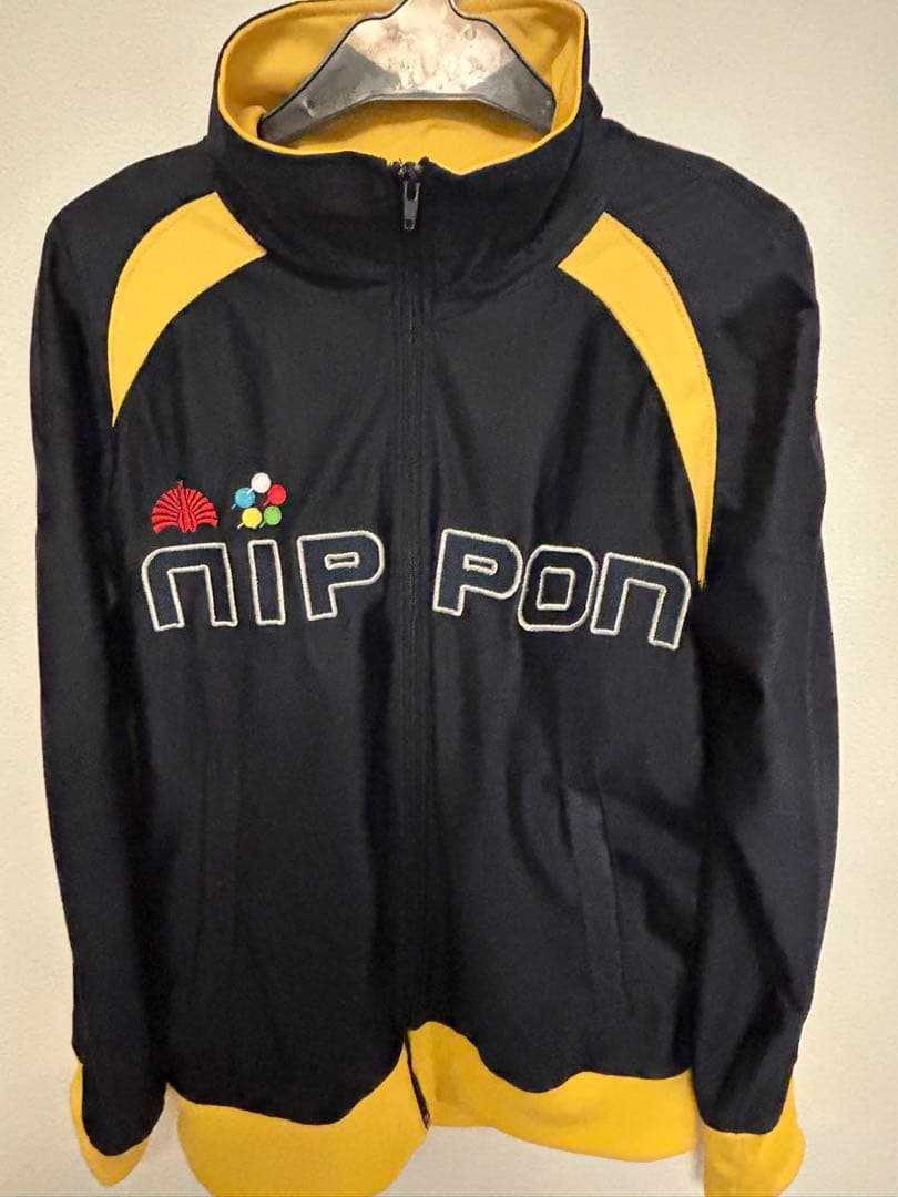 ニッポニアジャージ　アウェイ　紺×黄色 Sサイズ　上下セット