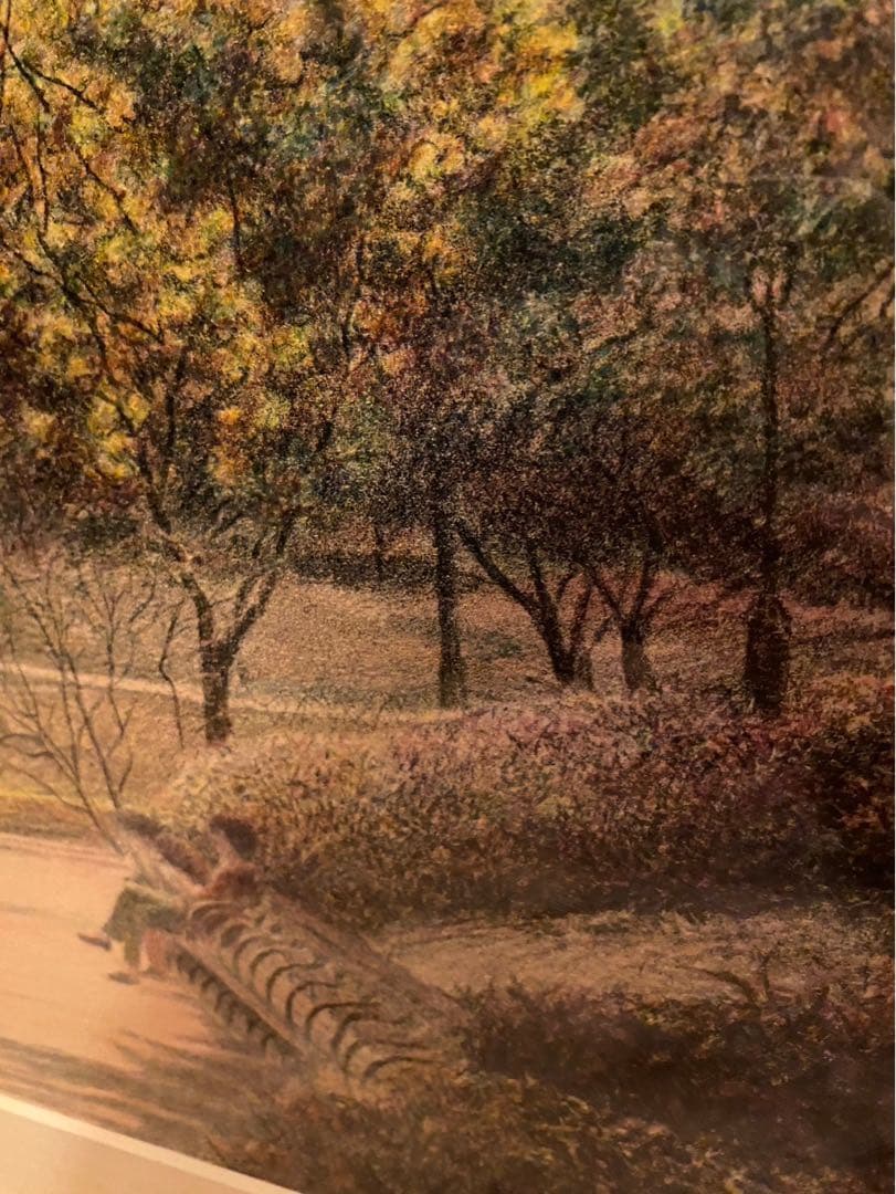 ハロルド アルトマン マロニエのある公園 インテリア アート 額縁