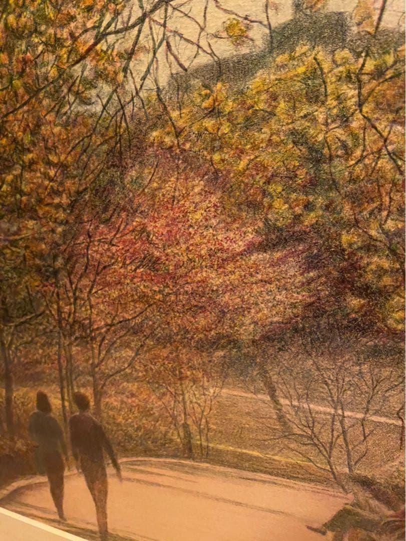 ハロルド アルトマン マロニエのある公園 インテリア アート 額縁