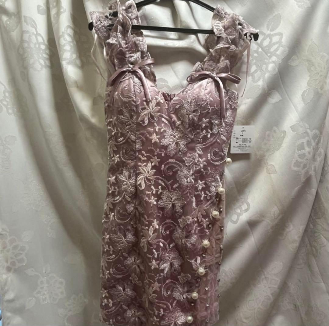 ROBE de FLEURS ピンク ドレス S