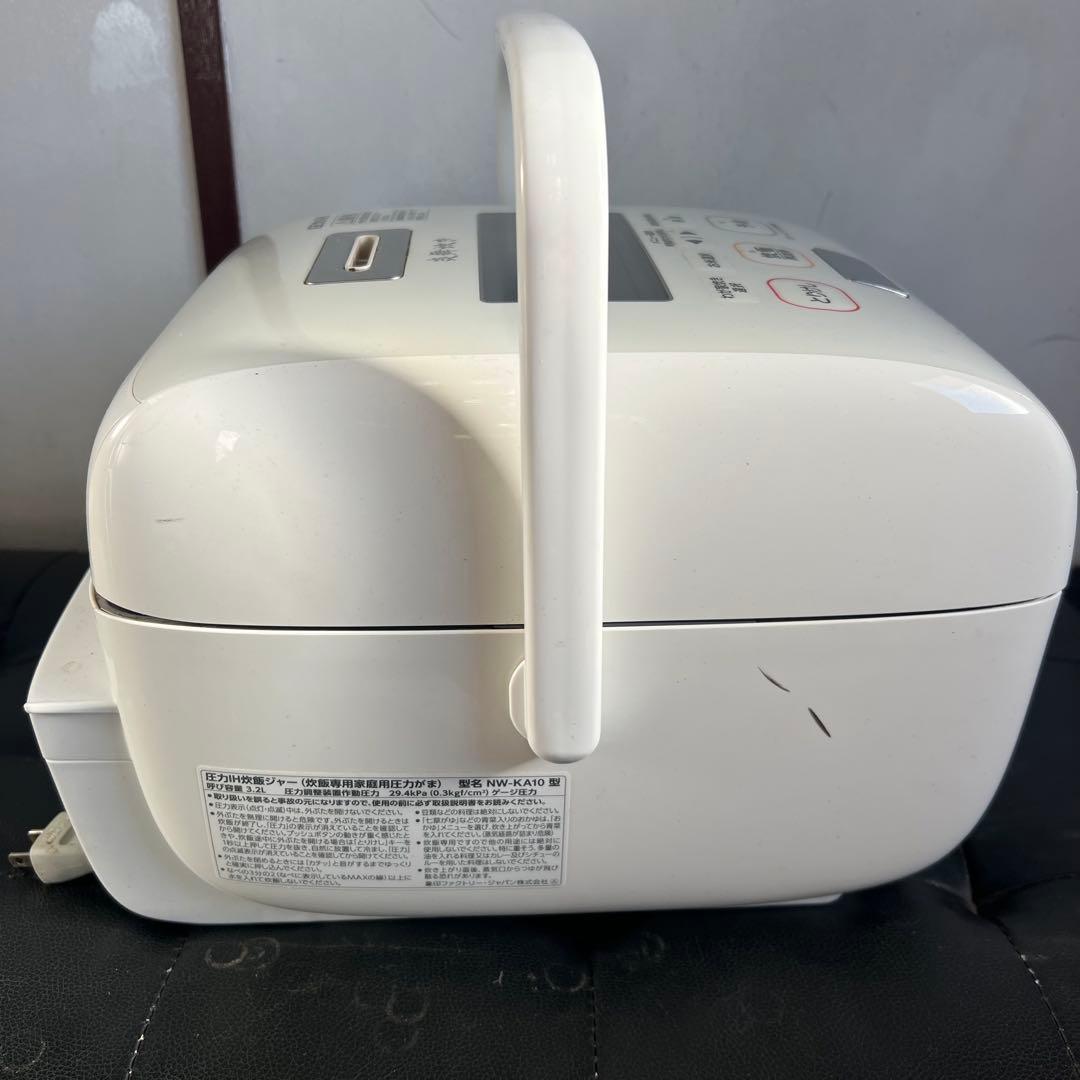 炊飯器 象印 NW-KA10-WZ 圧力IH炊飯ジャー