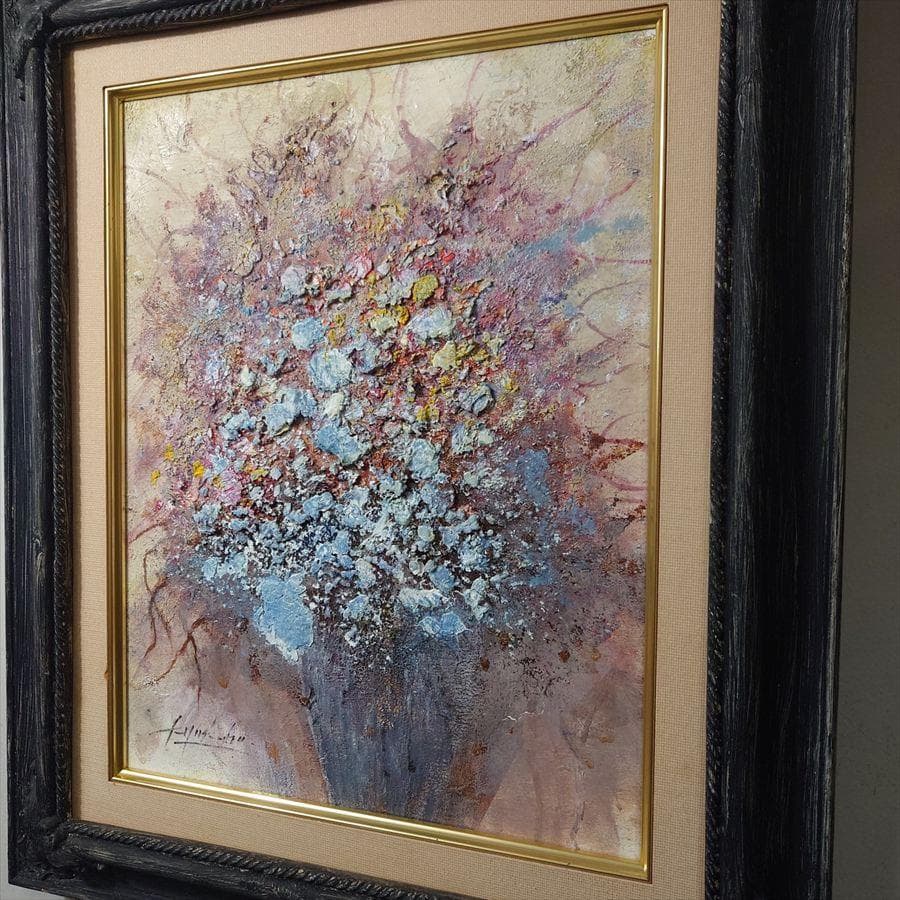 岡田旭峰（おかだ きょくほう） 「賛歌」1999年 油絵/F6号