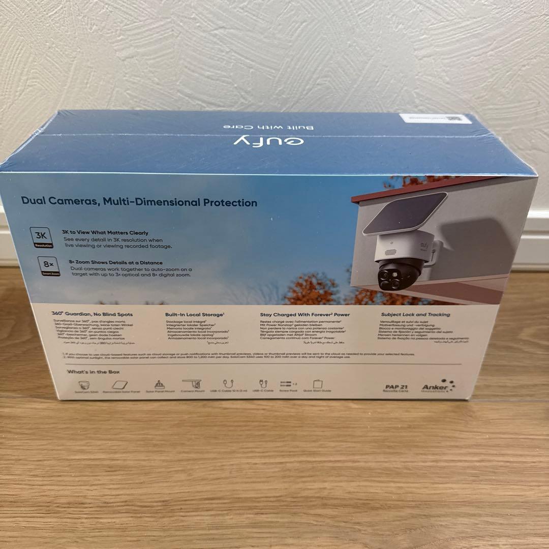 新品 Anker Eufy Solocam 屋外カメラ S340 アンカー