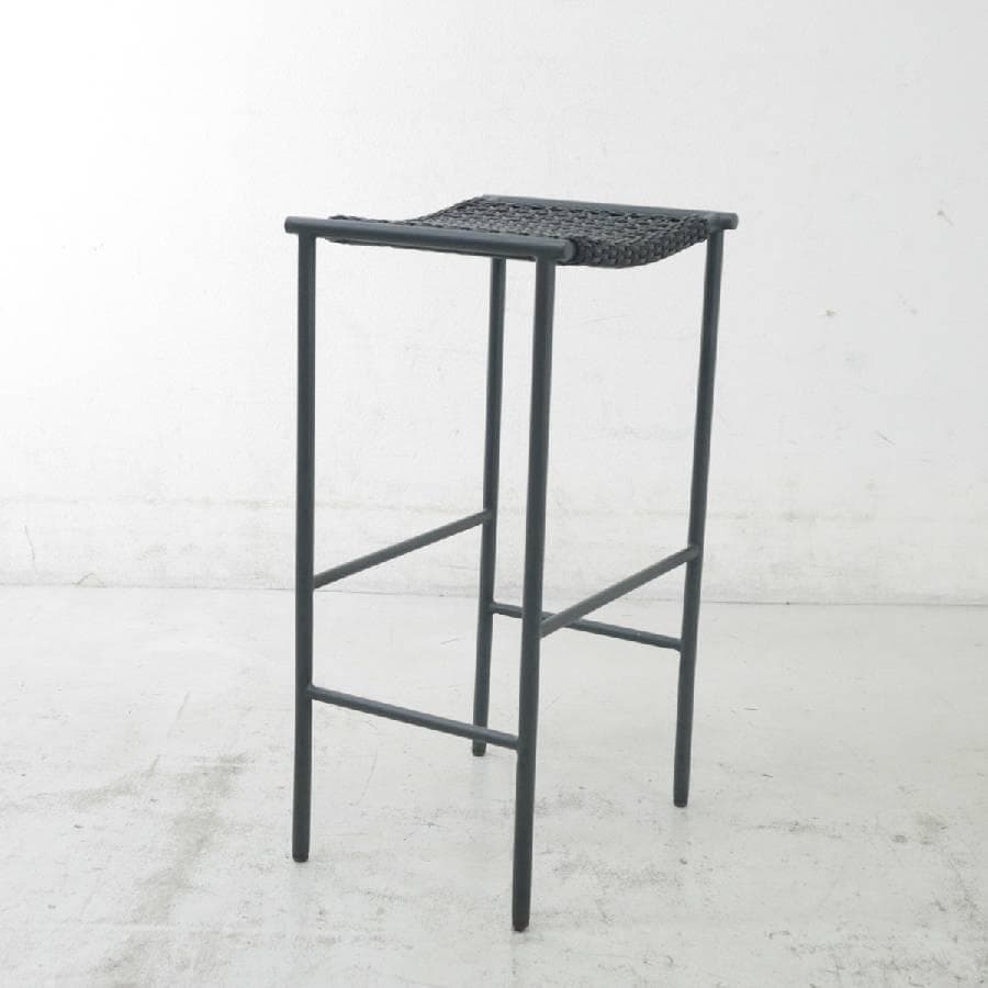 PATIO PETITE MAシリーズ ハイスツール ブラック 人工ラタン 2