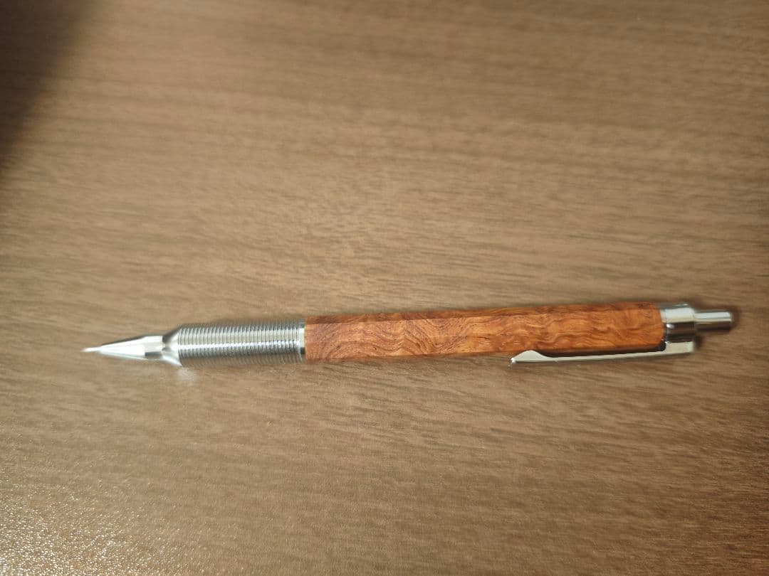 ラダイト　エバードロー 銘木モデル 花梨 瘤杢　Luddite シャーペン