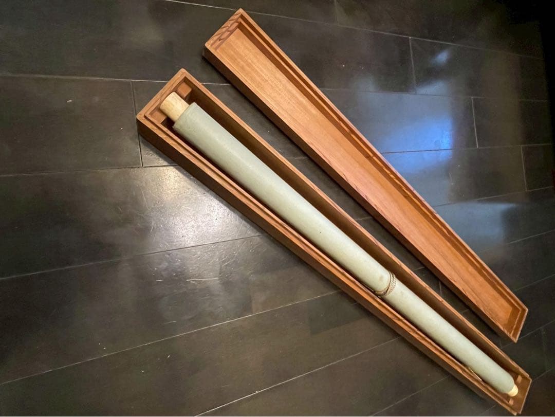 田能村直入（1814〜1907）巨大　掛軸　蓬莱祝寿 明治甲戌冬日　木箱あり