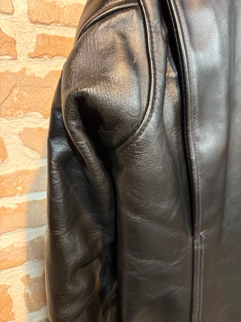 カドヤ／KADOYA／K’ｓLEATHER ／シングルライダース ／黒／M ／革