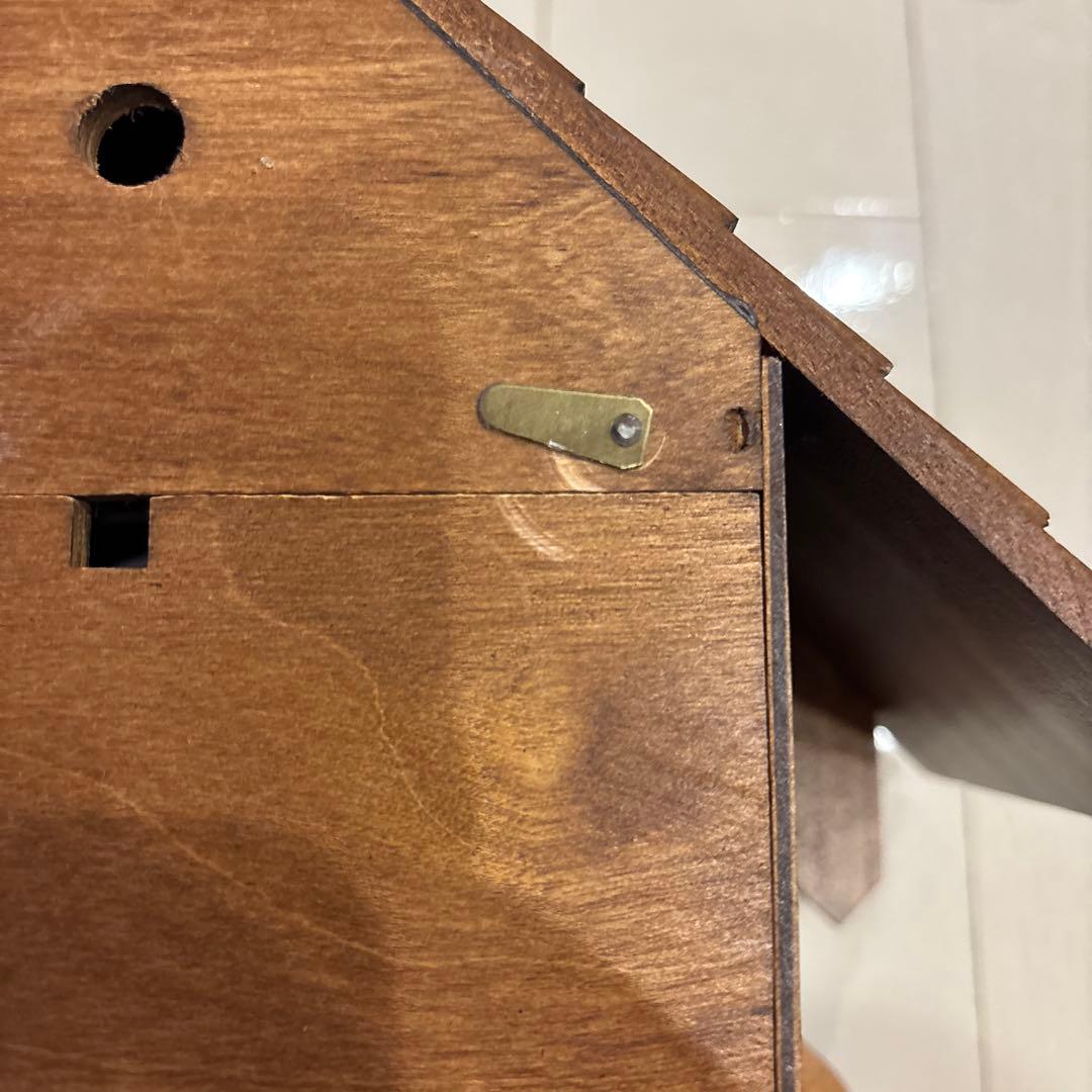 バーニーズ 　クォーツ式　鳩時計　森の時計山小屋クロック430-6QMT