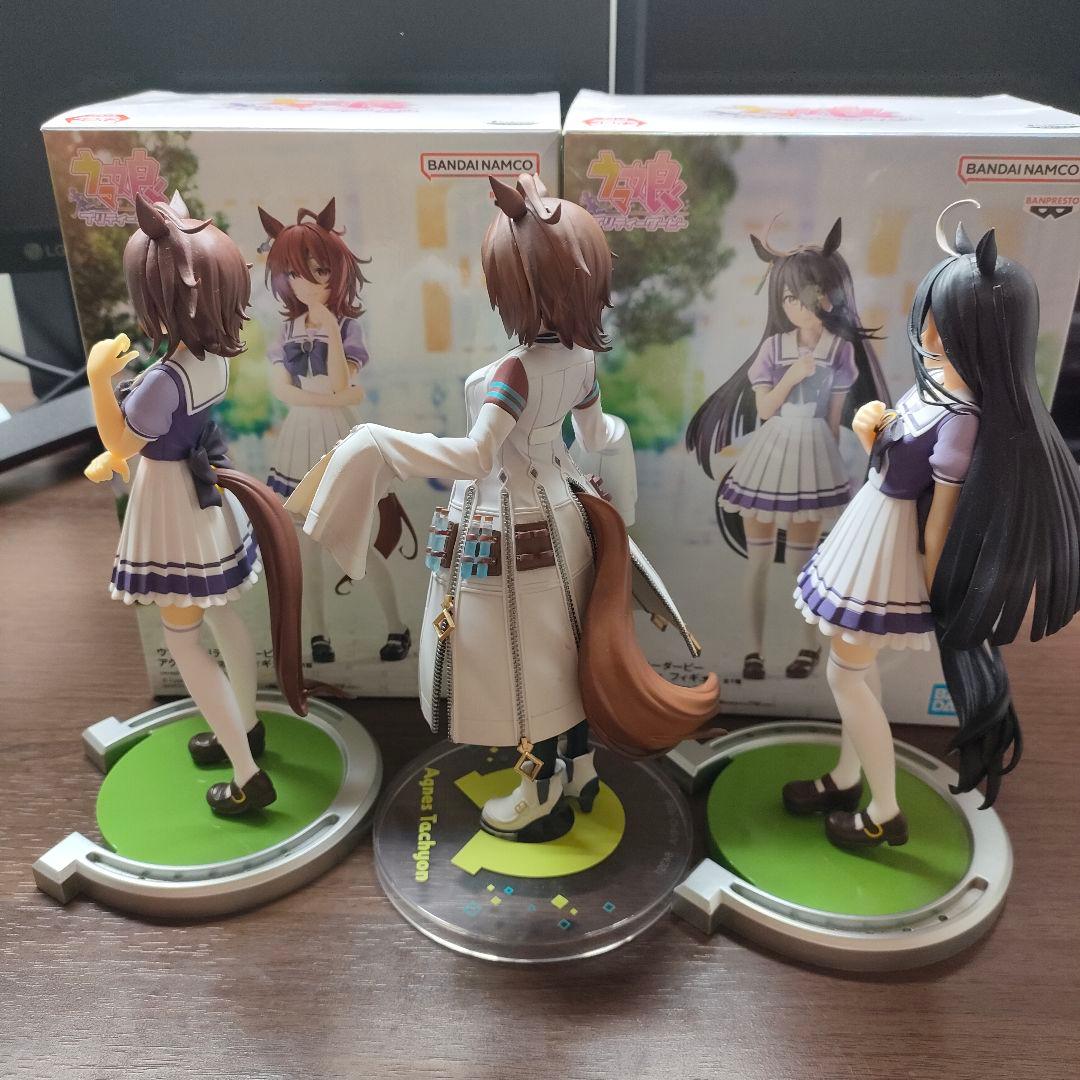 ウマ娘 アグネスタキオン マンハッタンカフェ フィギュア 3個セット 一番くじ
