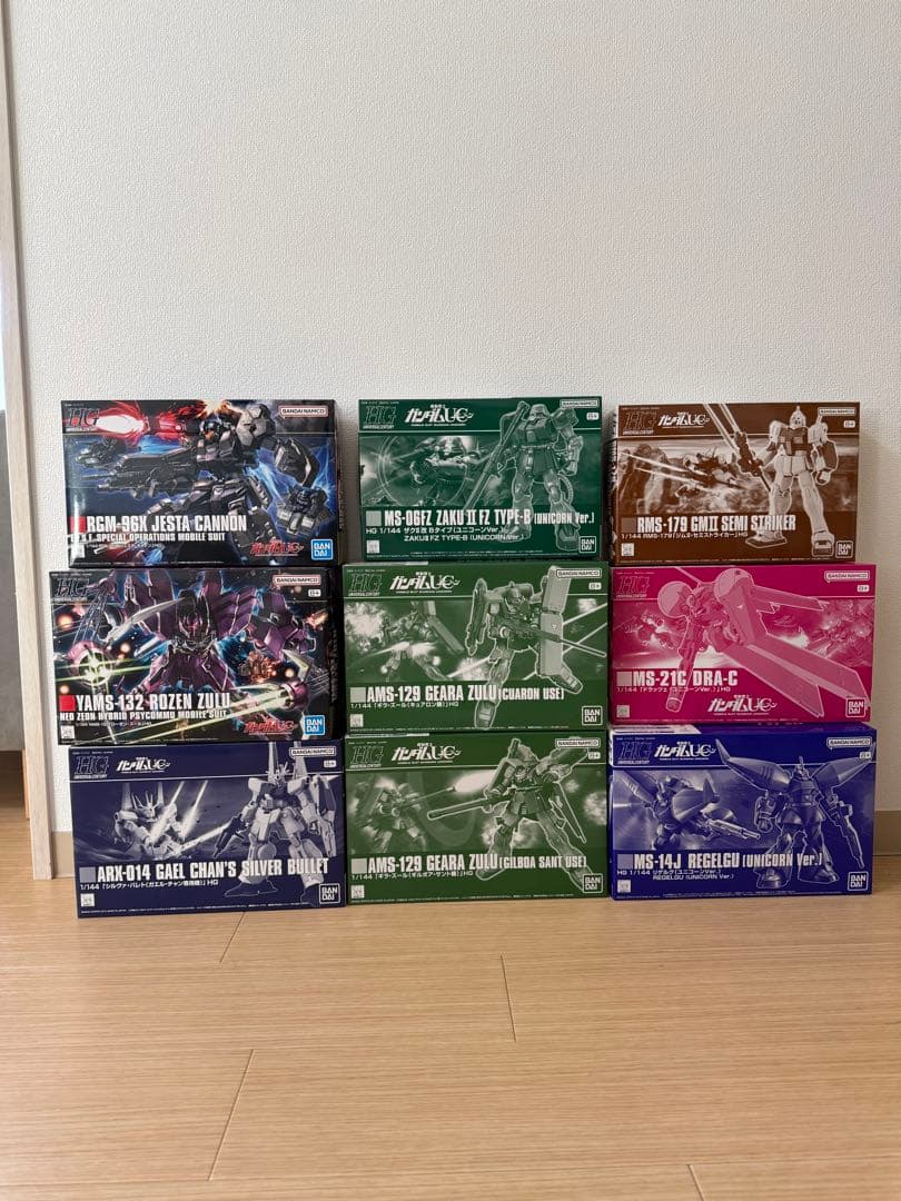 ガンプラ 未組立品 まとめ売り HGガンダムユニコーンシリーズ