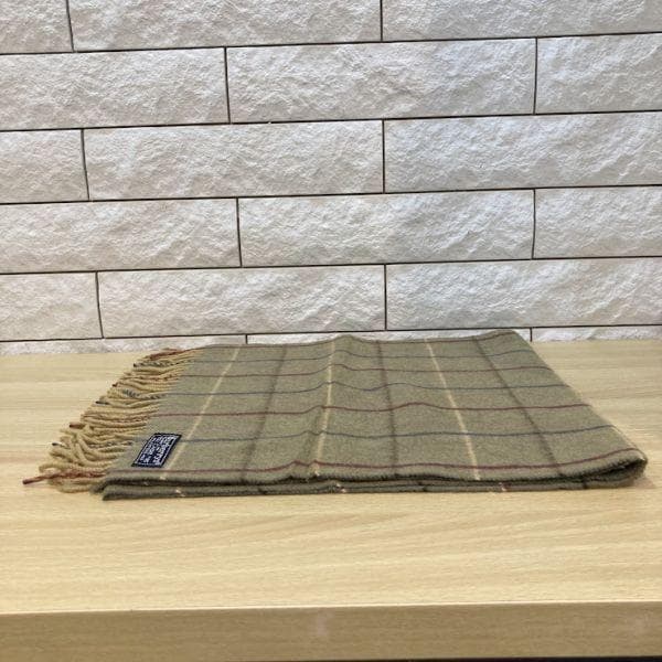 新品 Burberrys バーバリー カシミヤ チェック マフラー 袋付