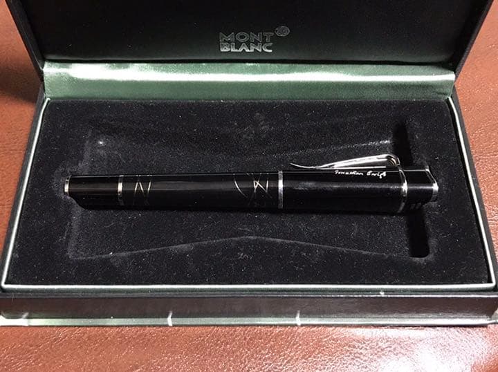 美品 モンブラン MONTBLANC 万年筆作家シリーズ ジョナサン・スイフト