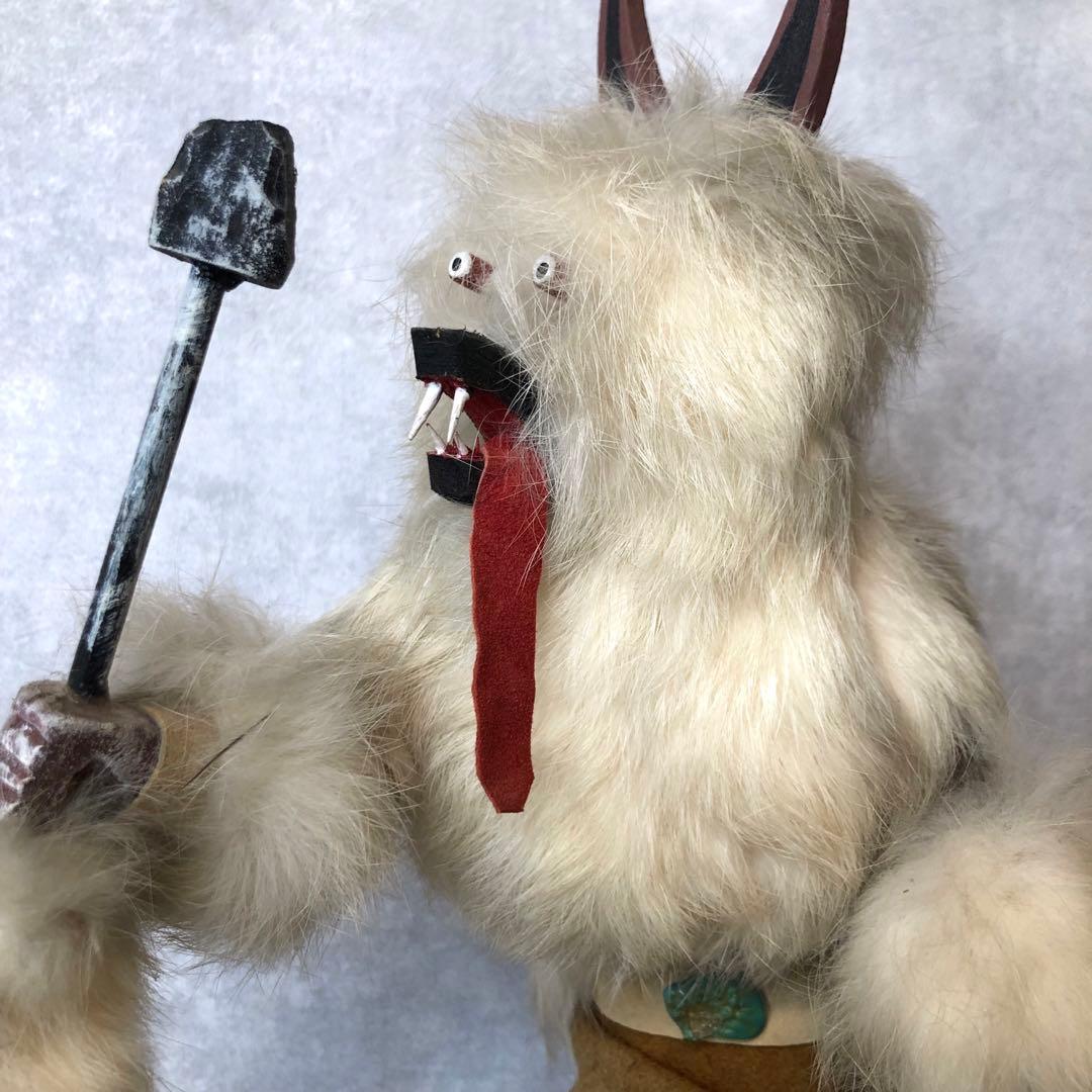 アンティーク カチナドール ウルフダンサー フィギュア 人形