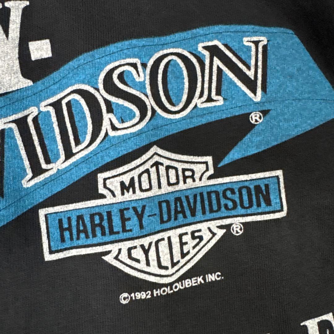 1992 HARLEY DAVIDSON フレイムス 長袖Tシャツ　XL