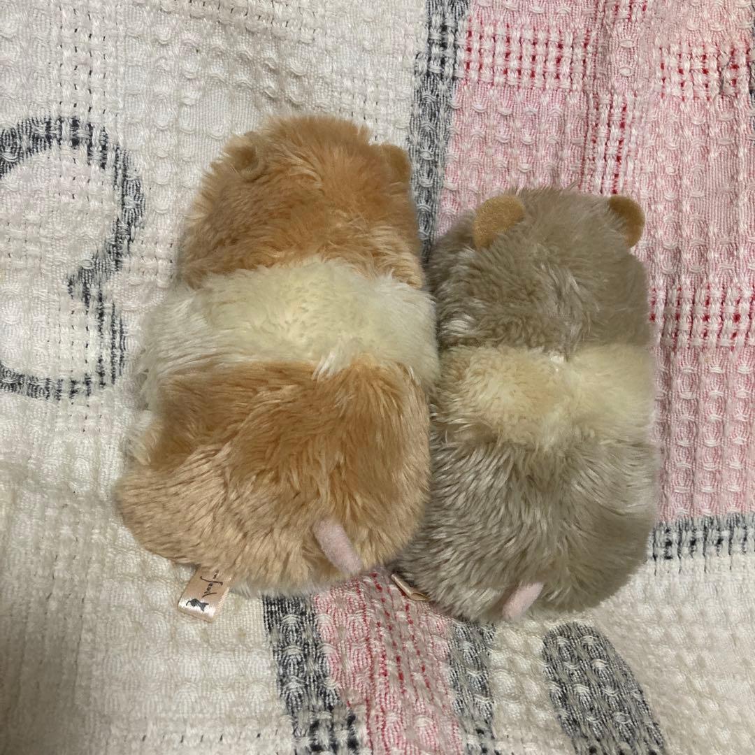 モンスイユ　ハムスター　ぬいぐるみ　2コセット 中古品　バラ売り不可