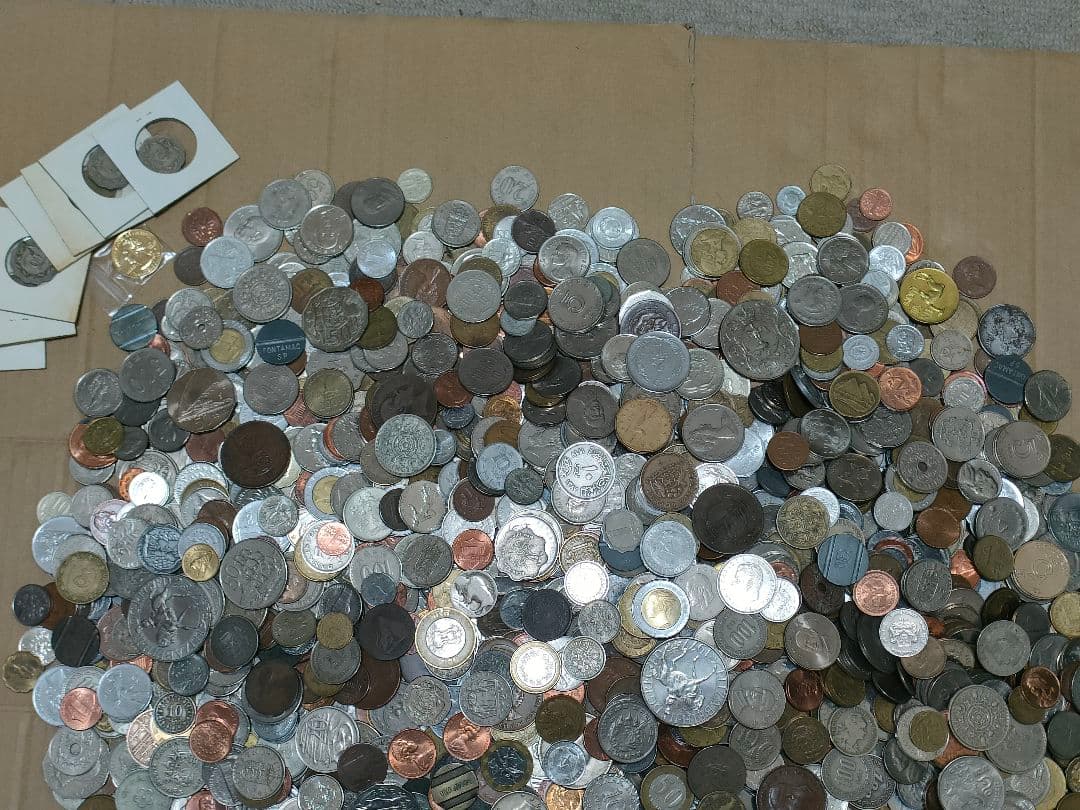 外国まとめ　アルバム　約15kg　外貨　外国硬貨　　硬貨　古銭