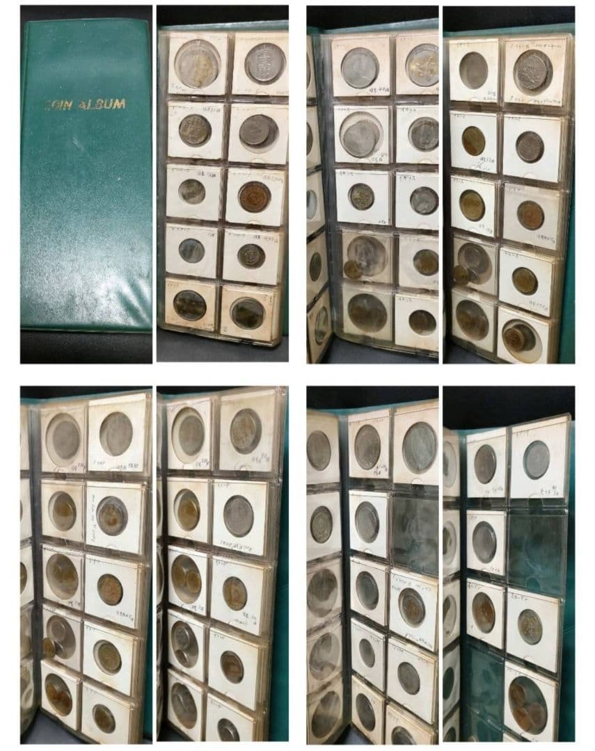 外国まとめ　アルバム　約15kg　外貨　外国硬貨　　硬貨　古銭