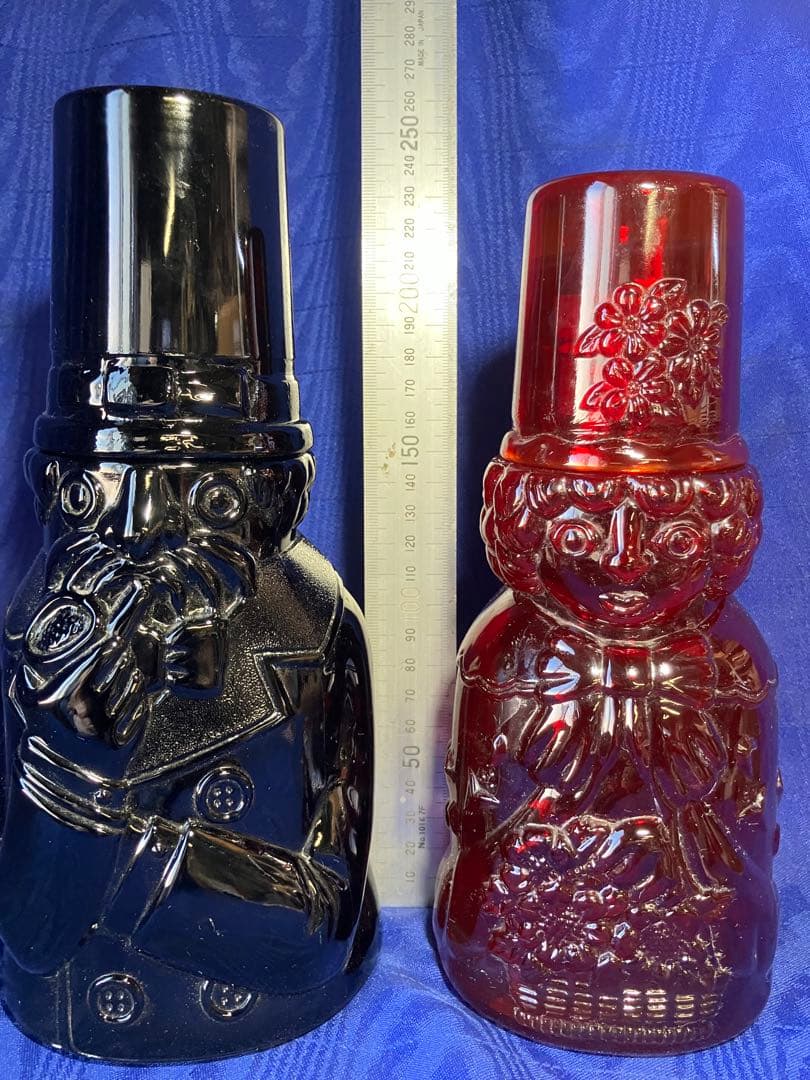 広田硝子　ガラスボトルセット　ビンテージ