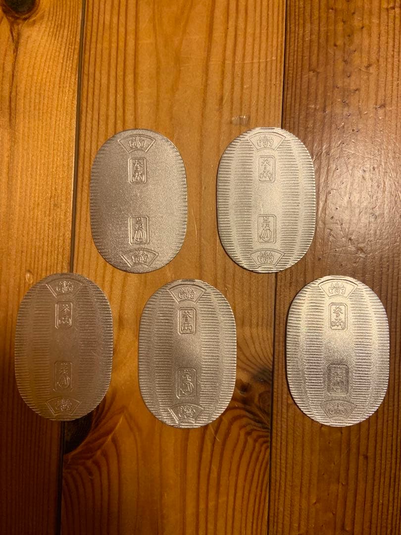 佐川急便　純銀小判　5枚セット