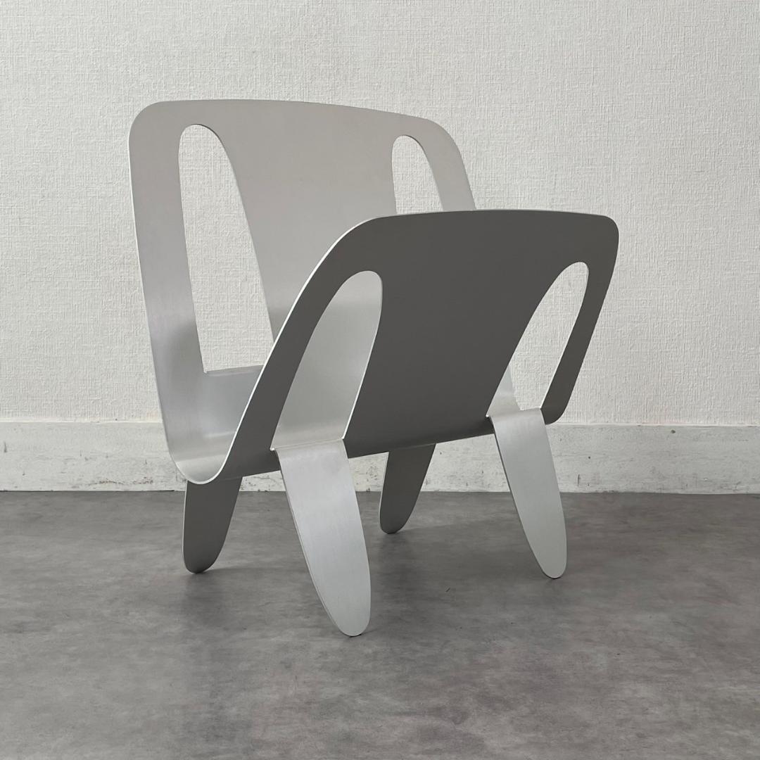 廃盤 80s Umbra アルミ製 マガジンラック William Harvey