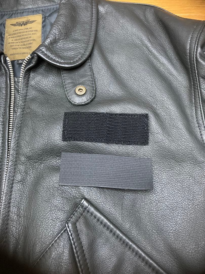 【WORK LEAF】レザー ライダースジャケット