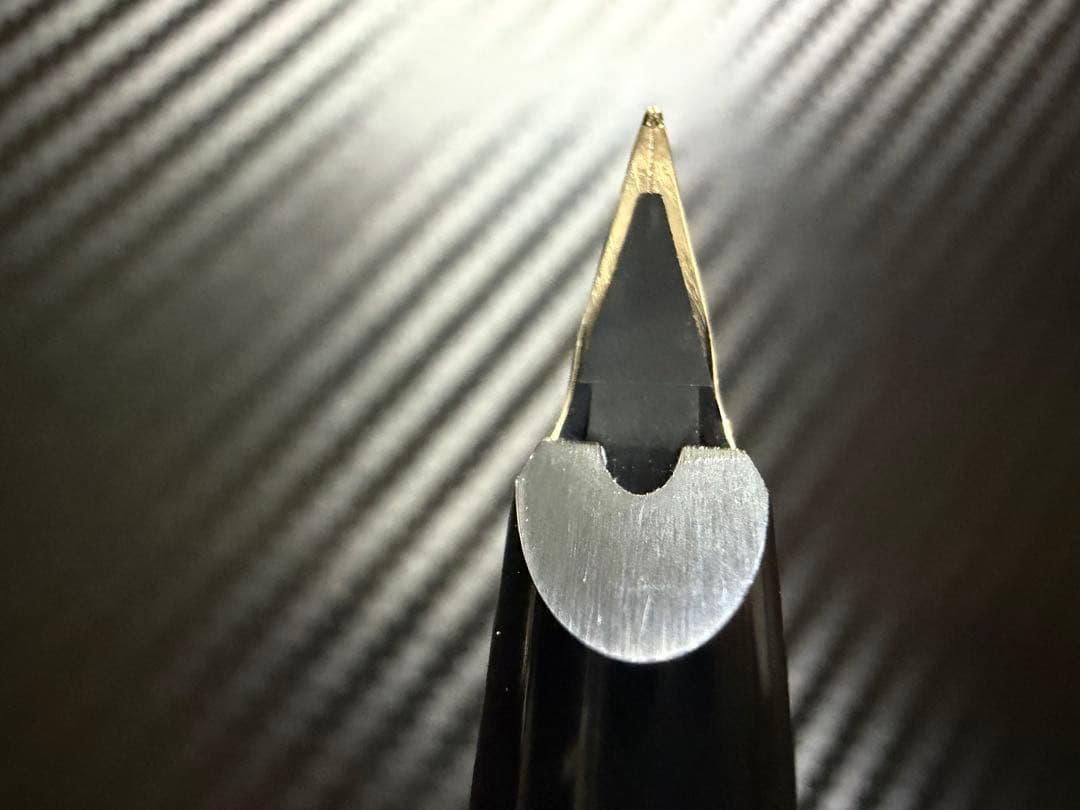 極美品 モンブラン No.221 ブラック EF 極細字 万年筆