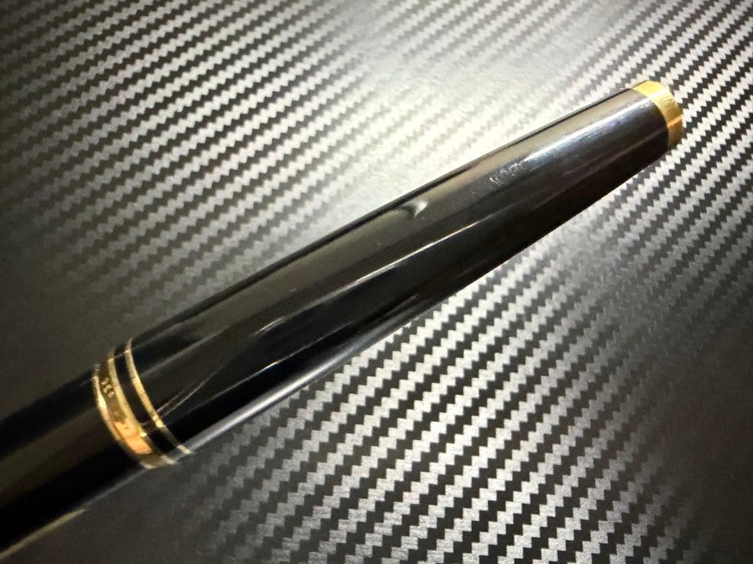 極美品 モンブラン No.221 ブラック EF 極細字 万年筆