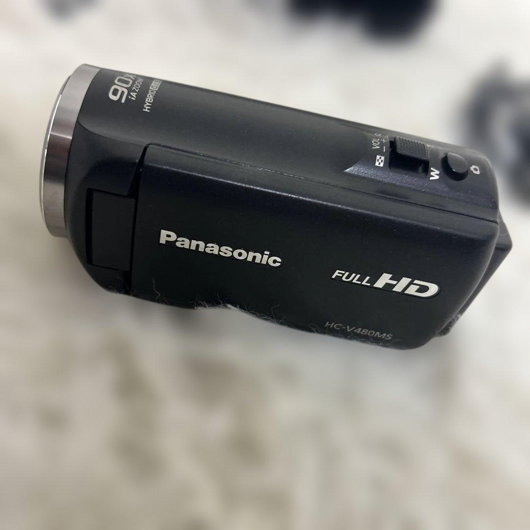 【美品】Panasonic　HC-V480MS　ビデオカメラ　ムービー