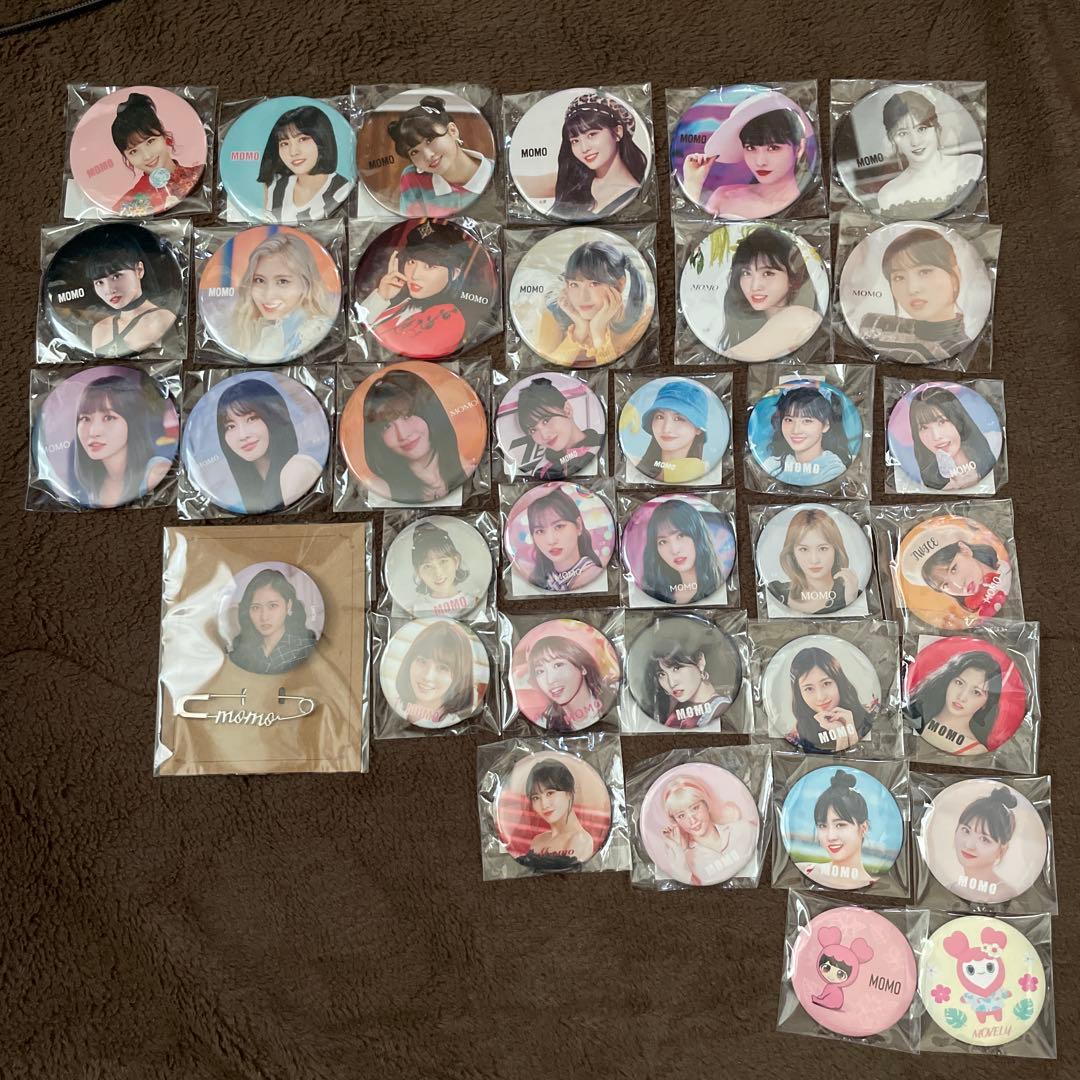 モモ　缶バッジ　缶バッチ　36点セット　まとめ売り