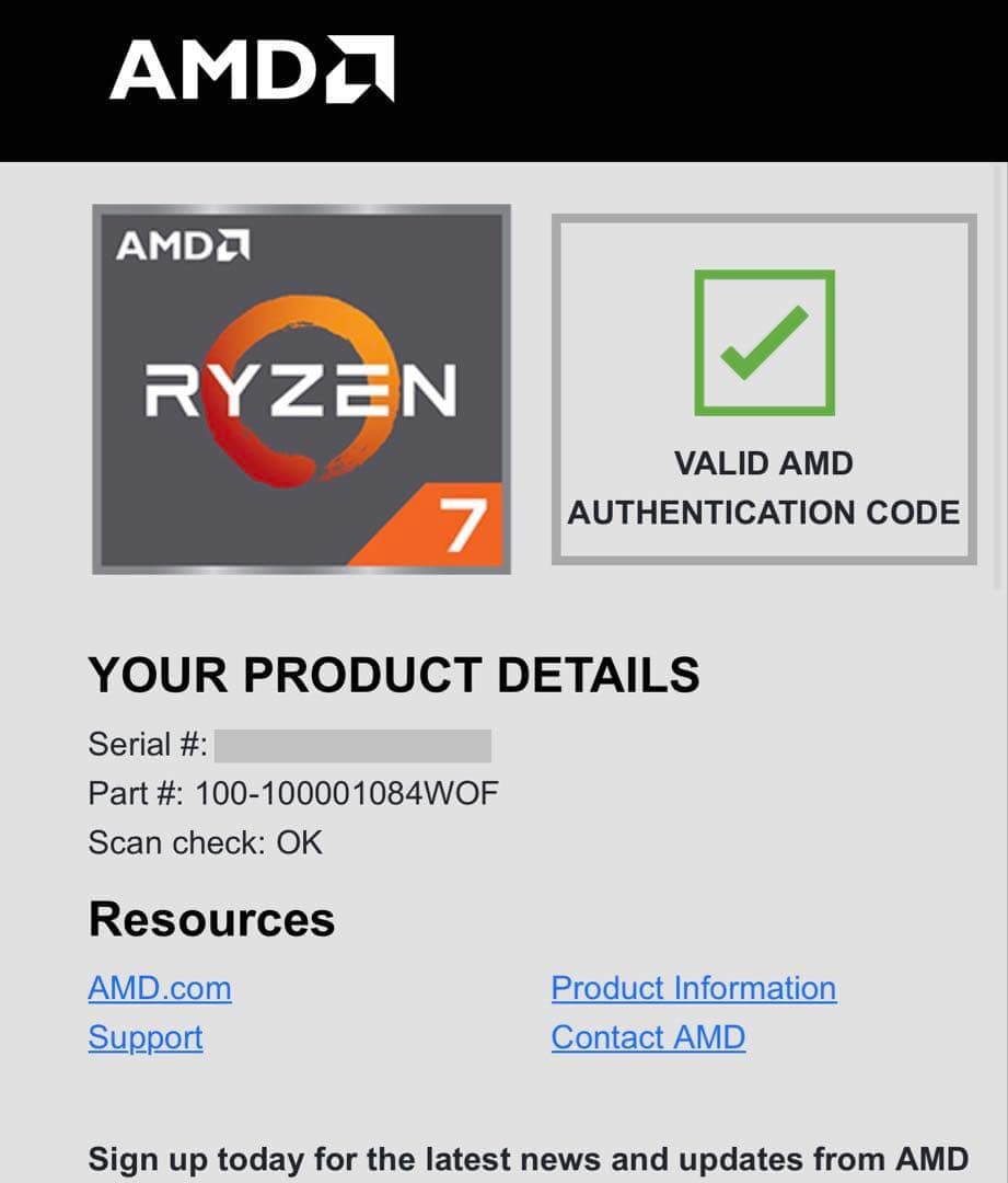 保証あり AMD Ryzen 9800X3D BOX 動作済み