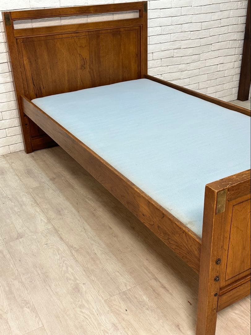 【ぷらまい】1960アメリカ　ビンテージ　シングルベッドフレーム