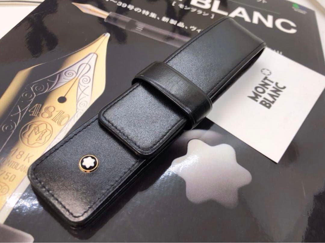 ⭐️完売のレアな1本差し美品マイスターペンポーチNo30301シエナ★モンブラン⭐️