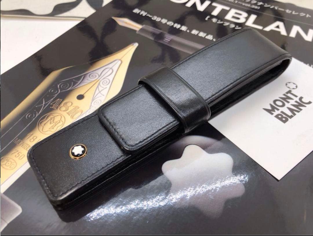 ⭐️完売のレアな1本差し美品マイスターペンポーチNo30301シエナ★モンブラン⭐️