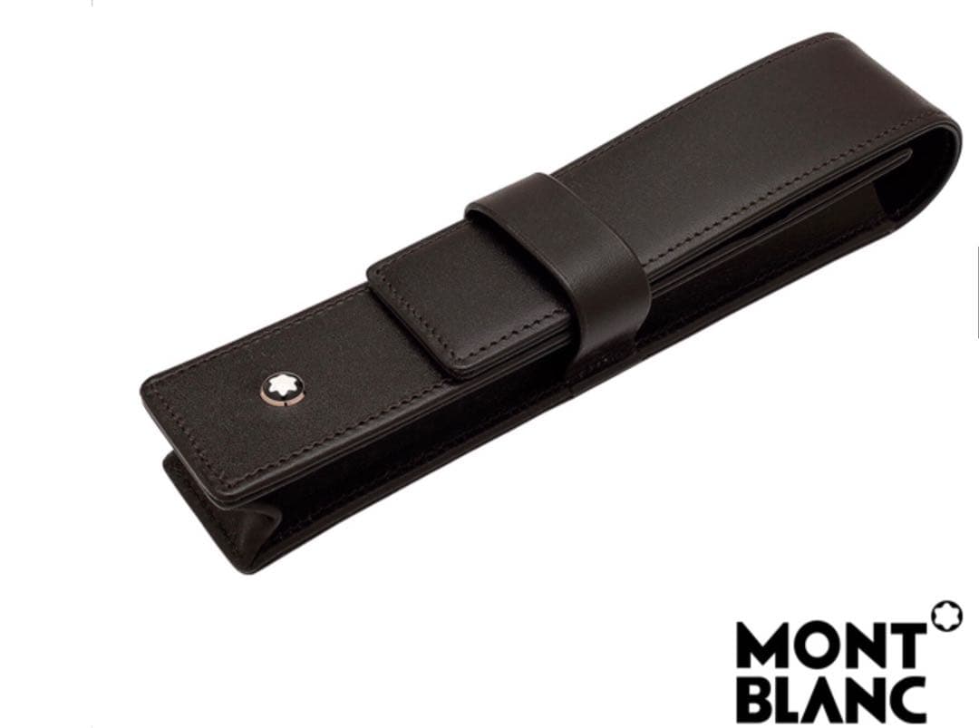 ⭐️完売のレアな1本差し美品マイスターペンポーチNo30301シエナ★モンブラン⭐️