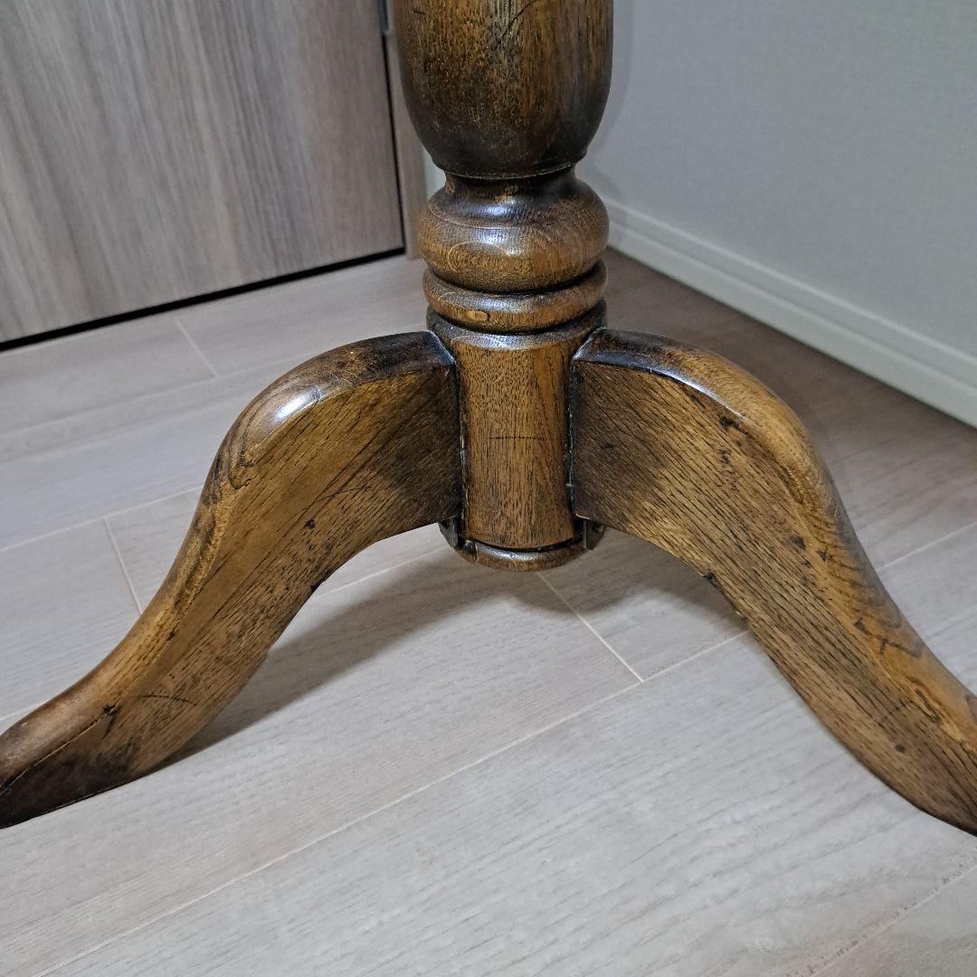 木製円形カフェテーブル サイドテーブル コーヒーテーブル