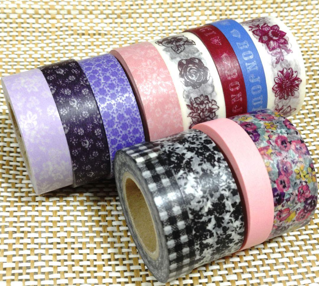 マークス マスキングテープ コフレ・ドュ・クチュリエ 花柄 レア