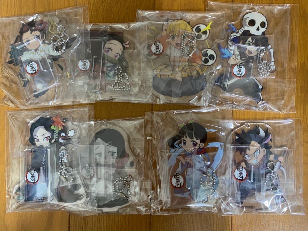 鬼滅の刃 ハロウィン アクスタ キーホルダー 2019 2020 コンプセット