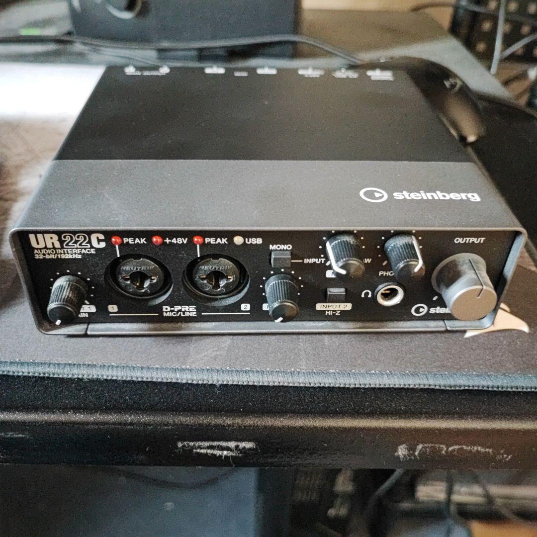 nao　Steinberg UR22C オーディオインターフェース