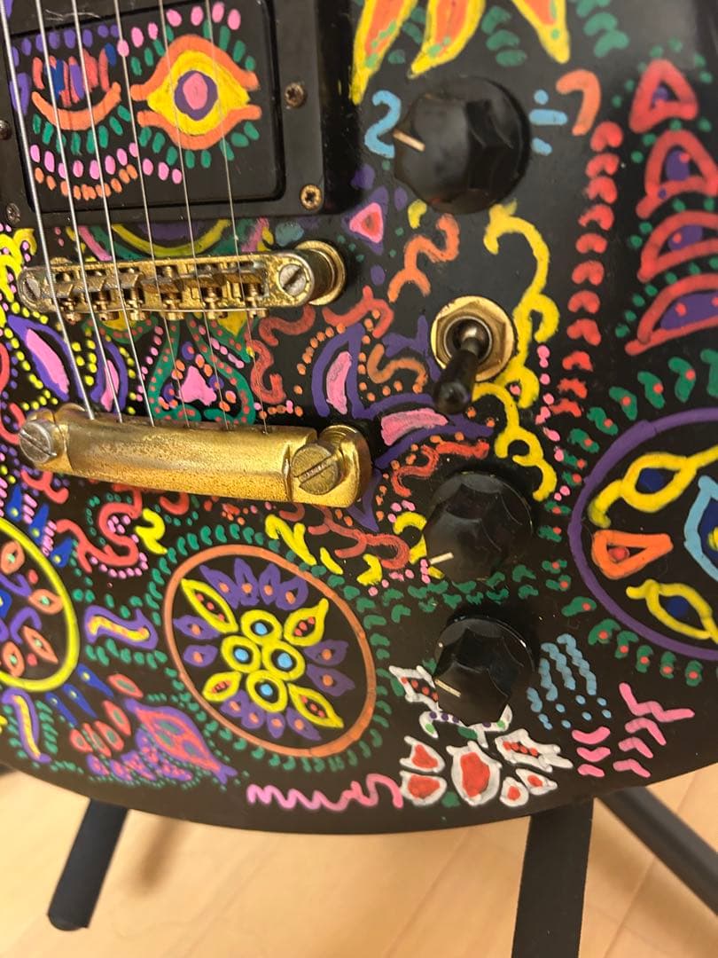 最終価格‼️モッキンバード モデル　サイケペイントギター　hide