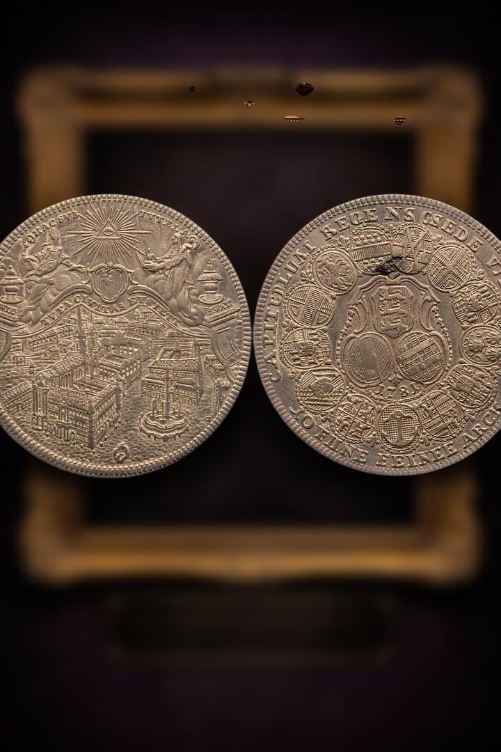 歴史的銀貨 1781年 神聖ローマ帝国　都市景観ターラー銀貨