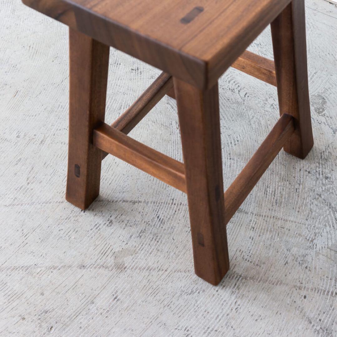 スツール 和組 クルミ / ウォールナット オイル仕上げ
