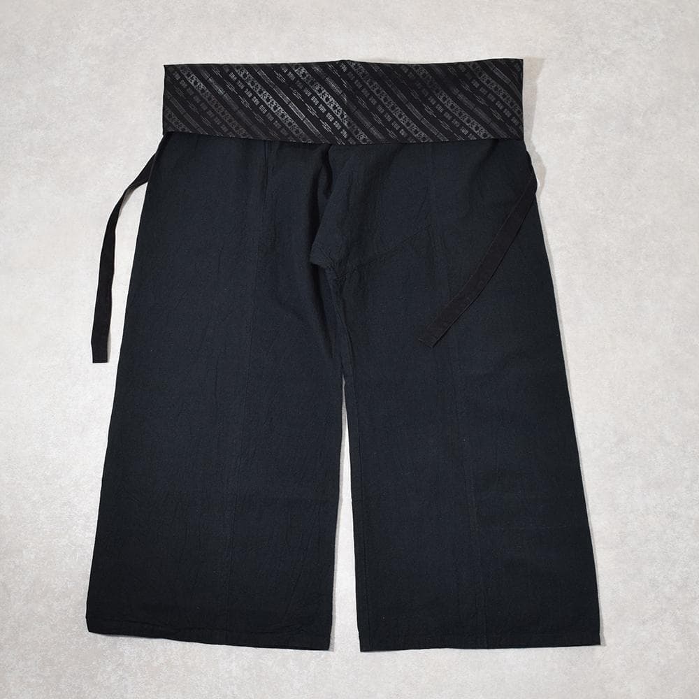 ソウソウ SOU・SOU 伊勢木綿 20/20 麻混 風靡 下 濡羽色 L